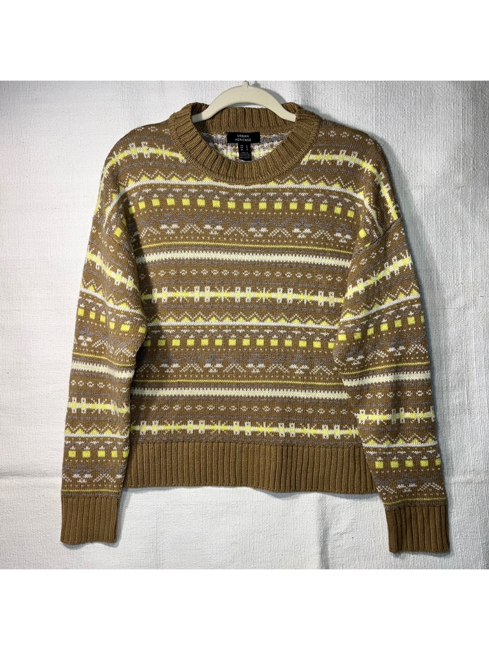 Urban Heritage brown isle knit sweater
